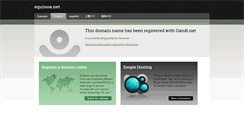 Desktop Screenshot of equinoa.net